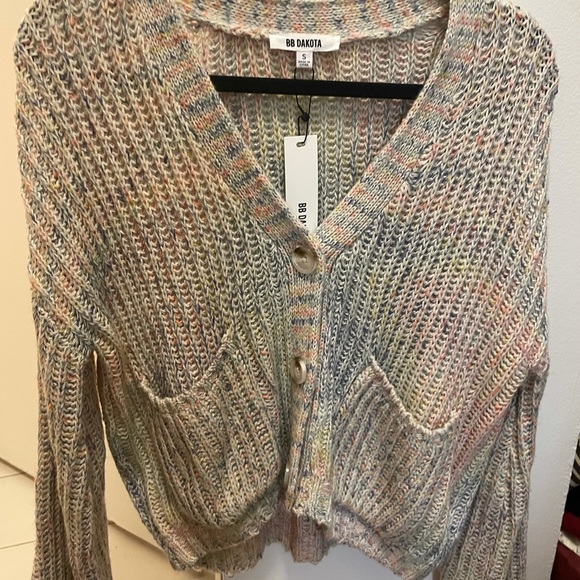 BB Dakota Double Rainbow Cardigan - New with tags - Picture 3 of 6
